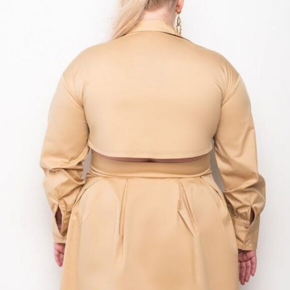 PLUS LET THEM KNOW LADY AND FLARE MINI DRESS ( BRAND NEW !!!! ) - Picture 5 of 8